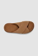Sandália Plataforma Gili Caramelo Upper