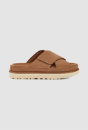 Sandália Plataforma Gili Caramelo Upper