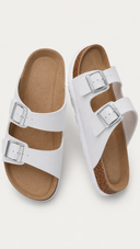 Papete Summer - Couro Branco