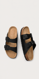 Papete Summer - Couro Preto
