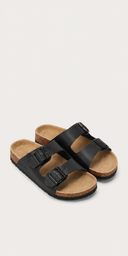 Papete Summer - Couro Preto