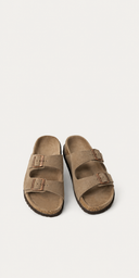 Papete Summer - Couro Mocha