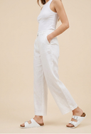 Papete Summer - Couro Branco